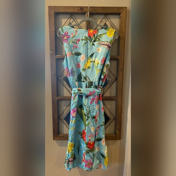 Talbots Spring Floral Dress SIZE 16 PETITE - Picture 3 of 8